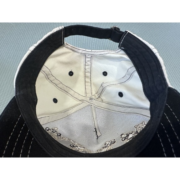 VTG Y2K Disney Mickey Mouse Classic Black Authentic Baseball Cap Hat Strapback - Picture 15 of 16